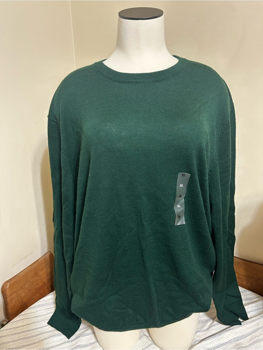 CLUB ROOM MERINO WOOL BLEBD PERFORMANCE SWEATER